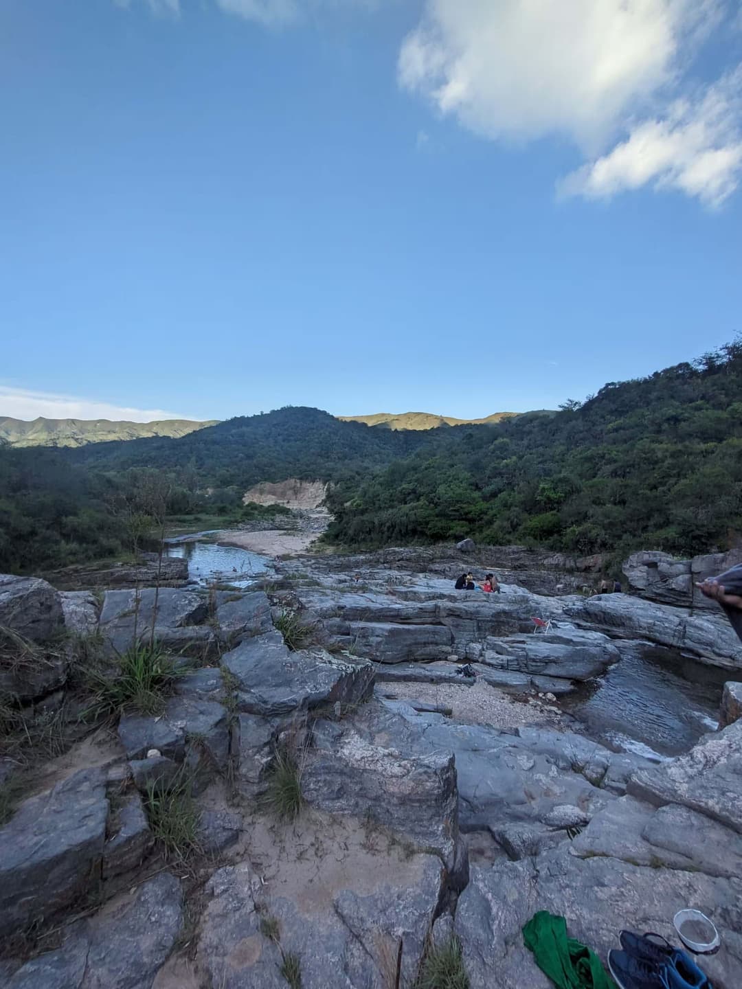 Vista lateral cascada